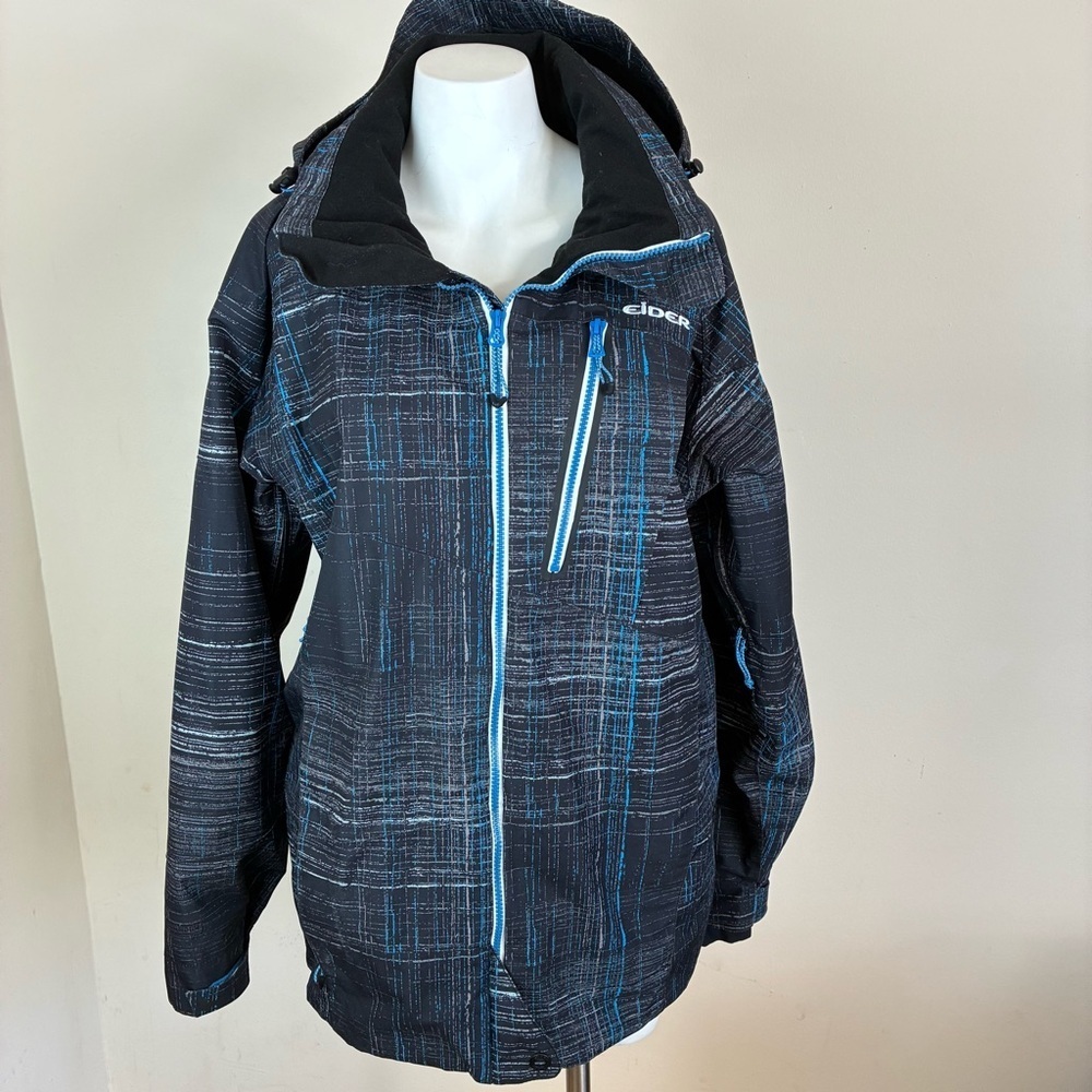 Eider Black/Blue/White Defender 2L Telluride Jacket II- Sz S